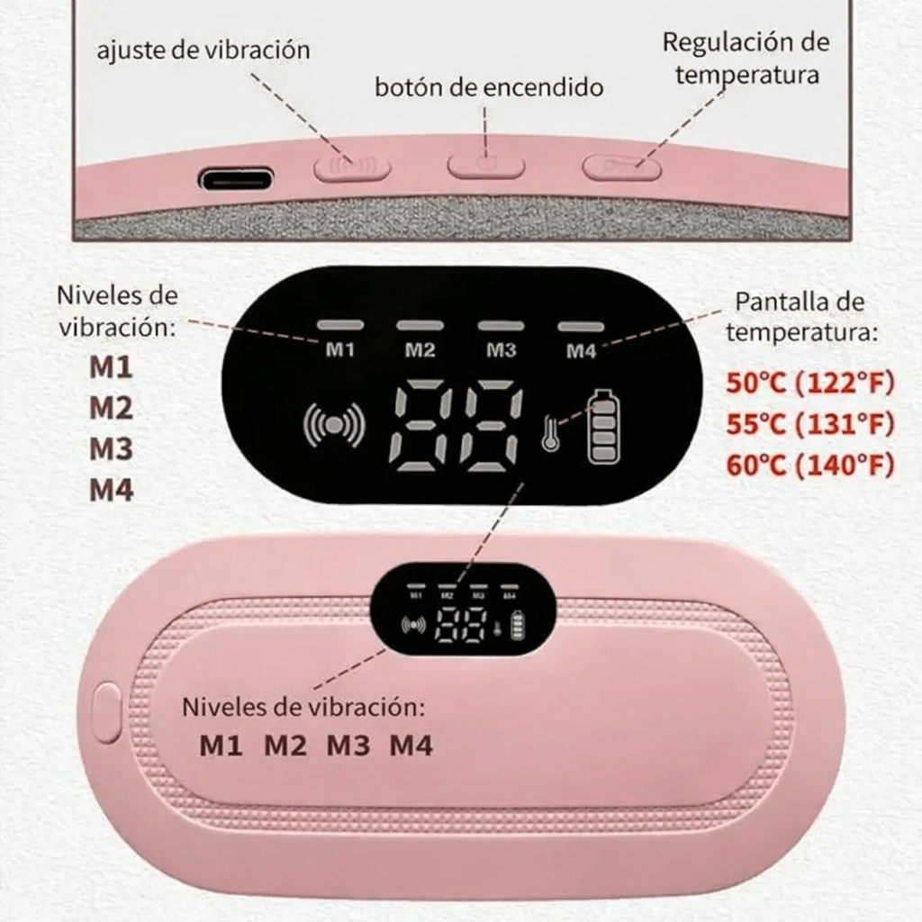Cinturón Térmico Anticólicos con Masaje – Alivio Menstrual Inmediato - 🇨🇴🇨🇴