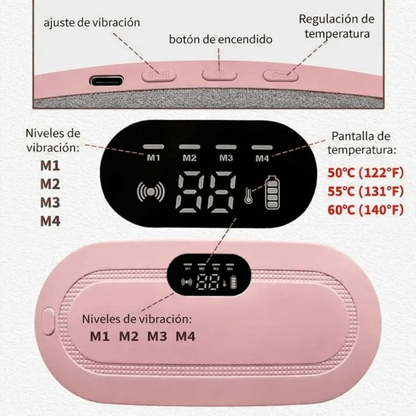 Cinturón Térmico Anticólicos con Masaje – Alivio Menstrual Inmediato - 🇨🇴🇨🇴